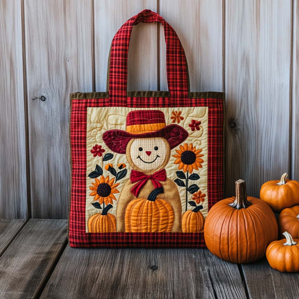 Sunshine Stitch Quilted Tote Bag The Best Shoulder Bags Gifts For Autumn Lovers