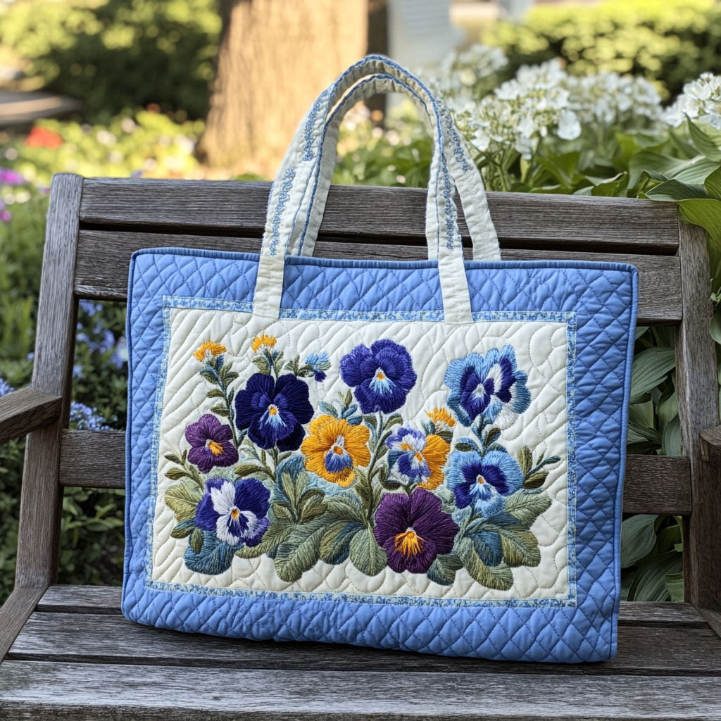 Sweetheart Garden Quilted Tote Bag Best Totes For Women Holiday Gifts For Mom