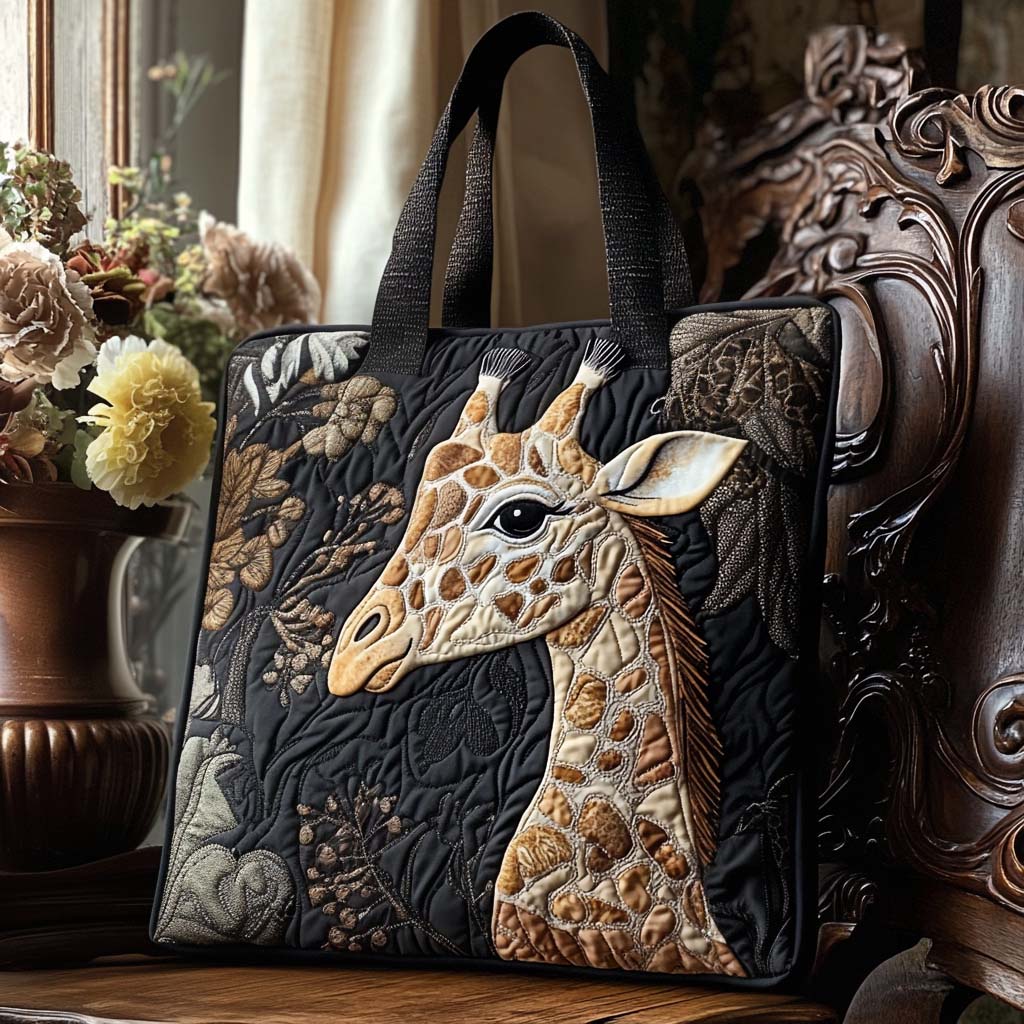 Tall Wonder Quilted Tote Bag Best Tote Bags For Women Unique Elephant Themed Gifts
