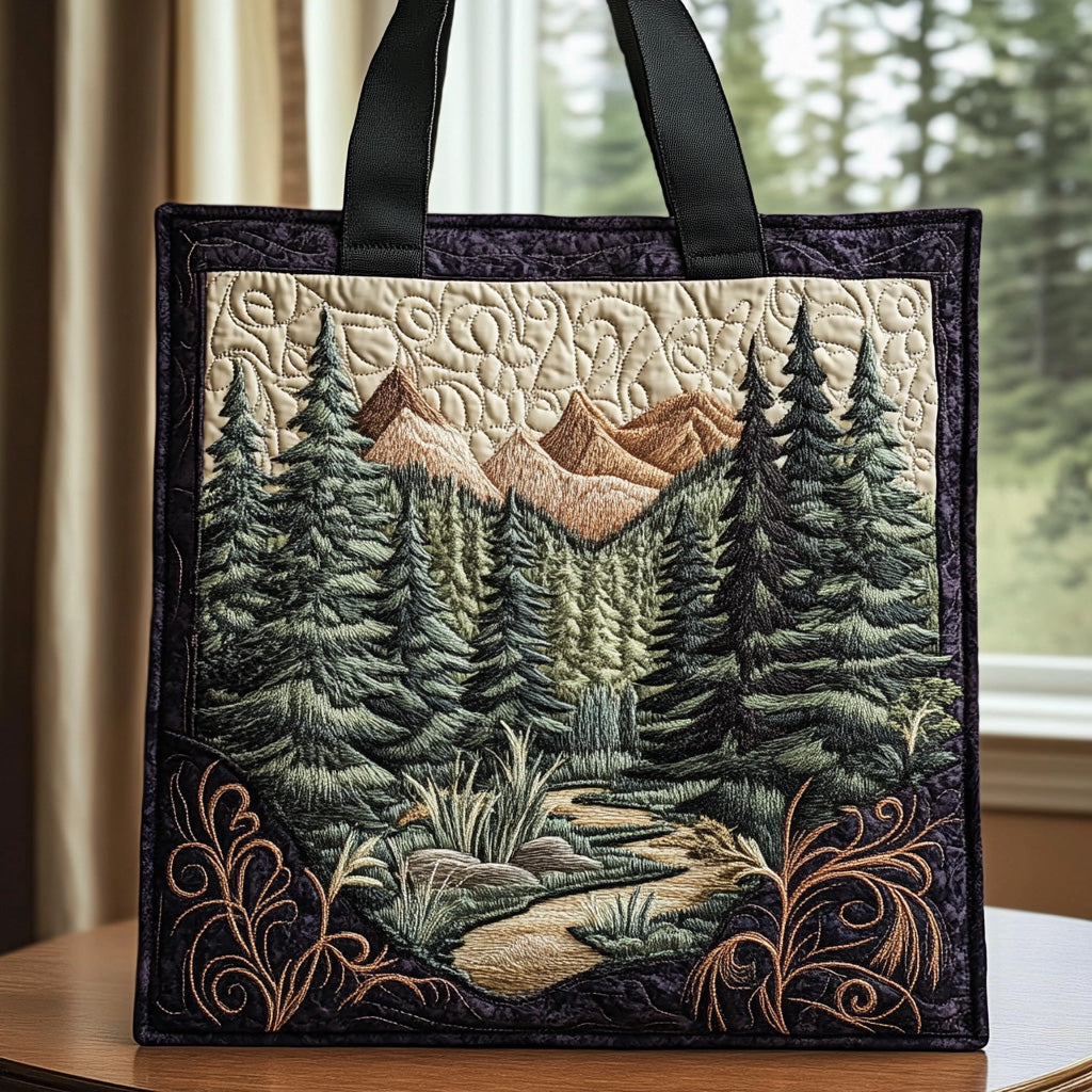 The Forest Nest Quilted Tote Bag Cute Tote Bags Gift Ideas For Mom In Law