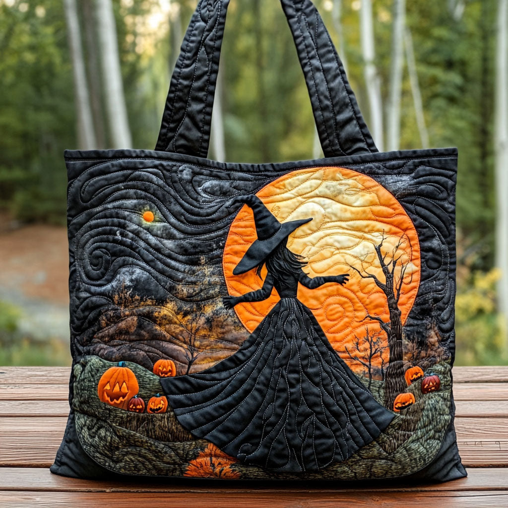 Trick or Treat Lane Quilted Tote Bag Trendy Tote Halloween Birthday Gifts