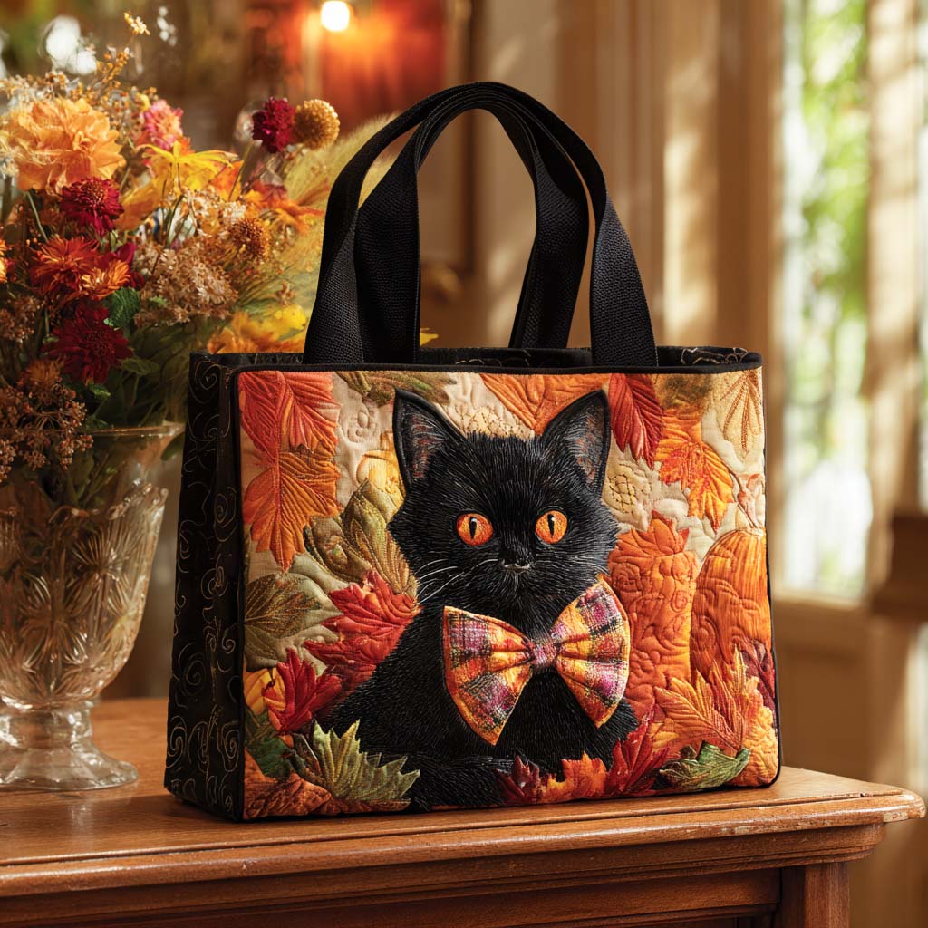 Velvet Cat Eyes Quilted Tote Bag Best Ladies Tote Bags Cat Lover Gifts