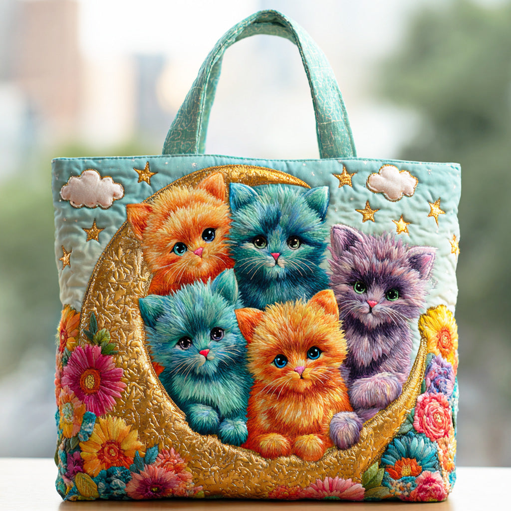 Whisker Garden Quilted Tote Bag Womens Handbag Useful Gifts For Mom