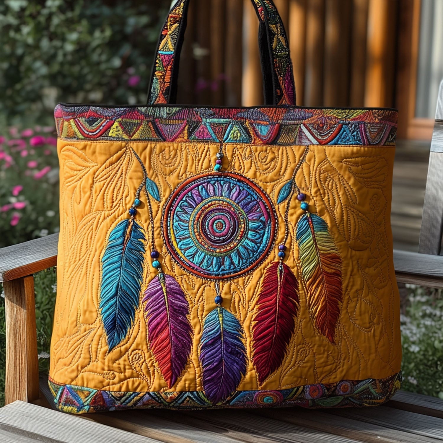 Whisper Web Quilted Tote Bag Best Tote Handbags Native American Made Gift