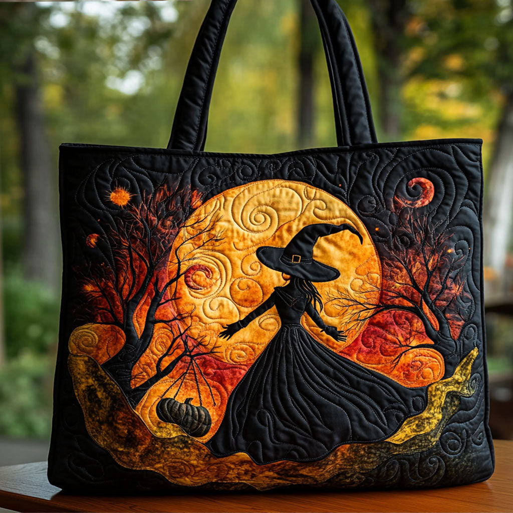 Wicked Moonrise Quilted Tote Bag High Quality Totes Halloween Gift Ideas