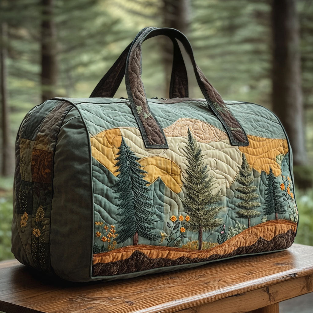 Wild Creek Quilted Duffle Bag Womens Large Travel Duffel Bag Unique Birthday Gifts For Her