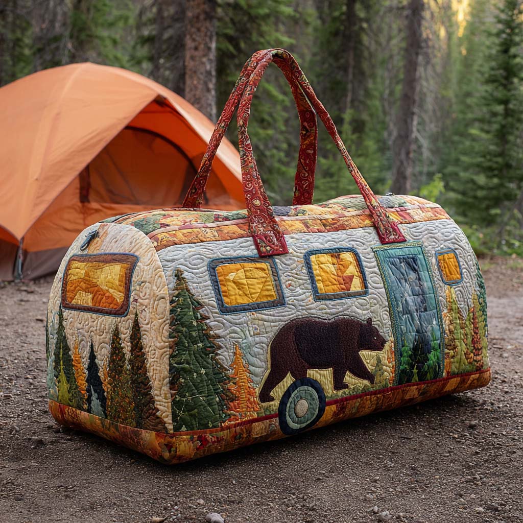 Wild Escape Quilted Duffle Bag Athletic Bag Mother's Day Presents For Mom