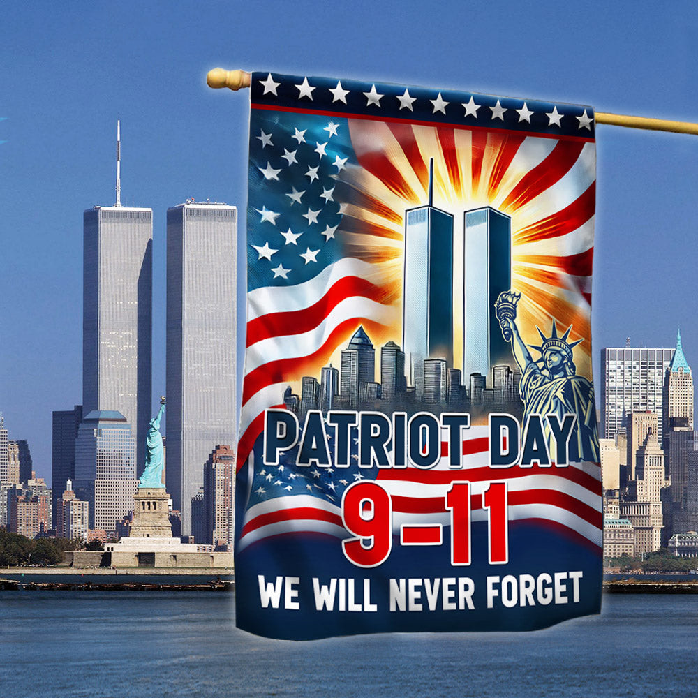 911 Patriot Day We Will Never Forget Flag Memorial Flag Veteran Gift