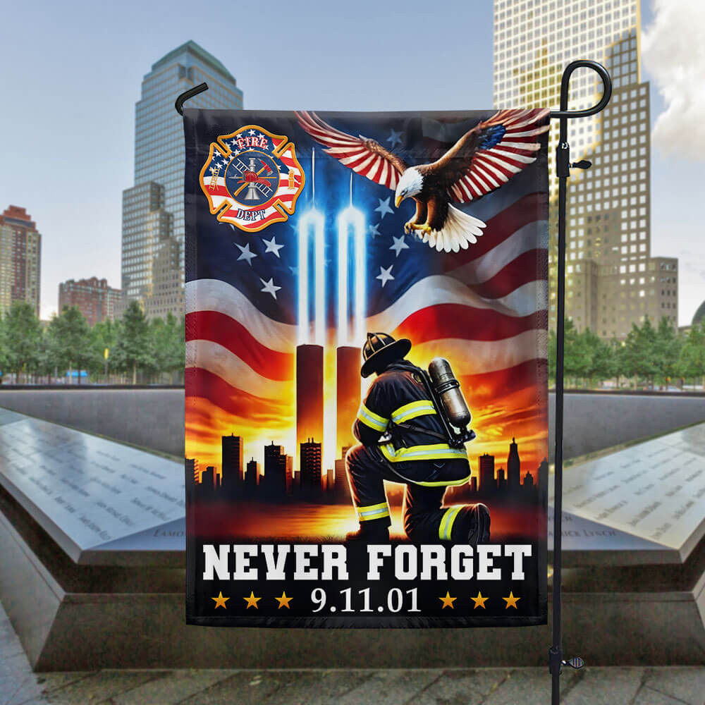 American Patriot Flag 911 Never Forget Flag Gift for Patriot Day Decoration