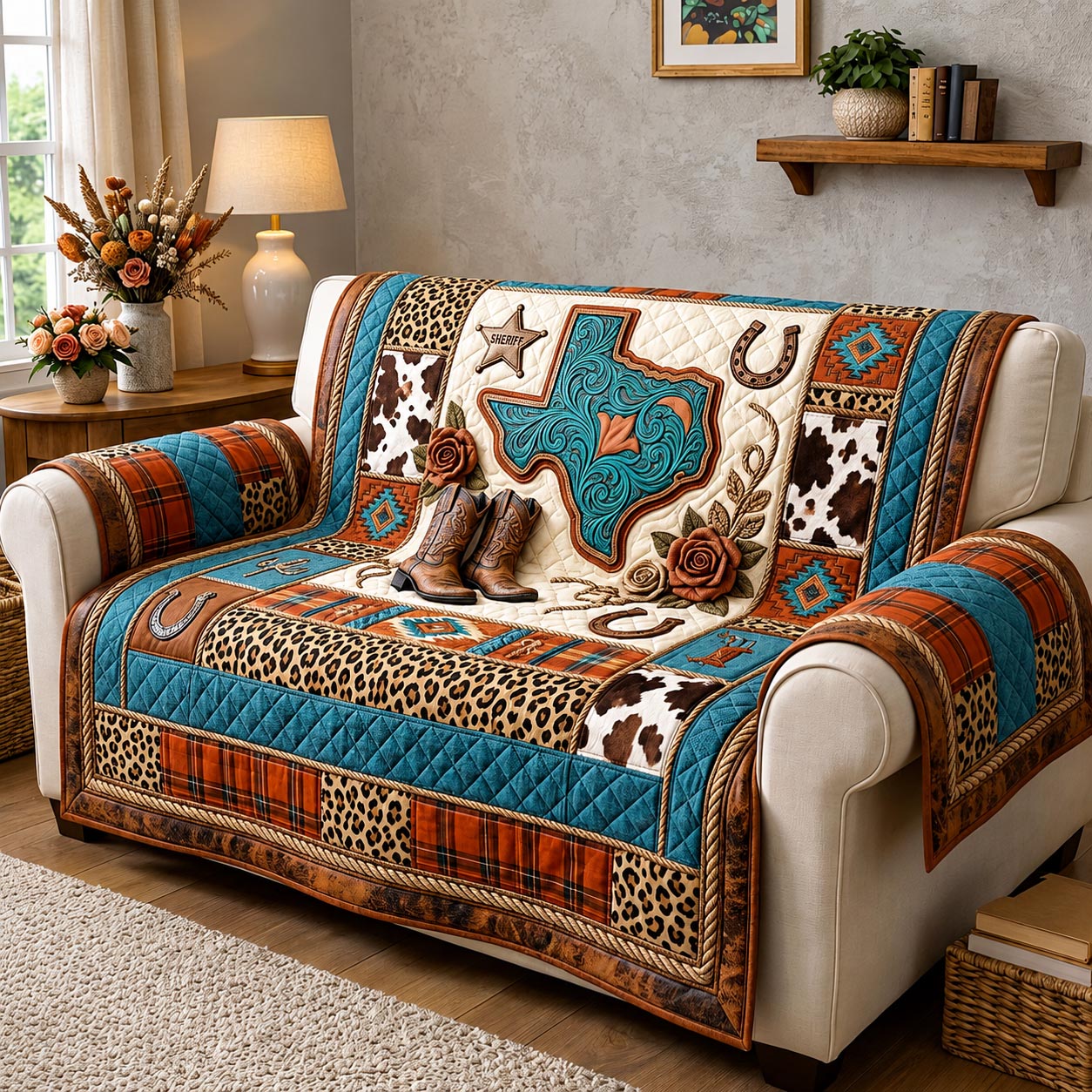Lone Spirit Quilted Sofa Cover Cozy Lone Couch Cover Gifts For New Homes