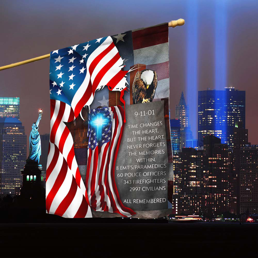 Memorial Day 911 Patriot Day Flag September 11 Never Forget American Jesus Flag Celebration Of Life Gift