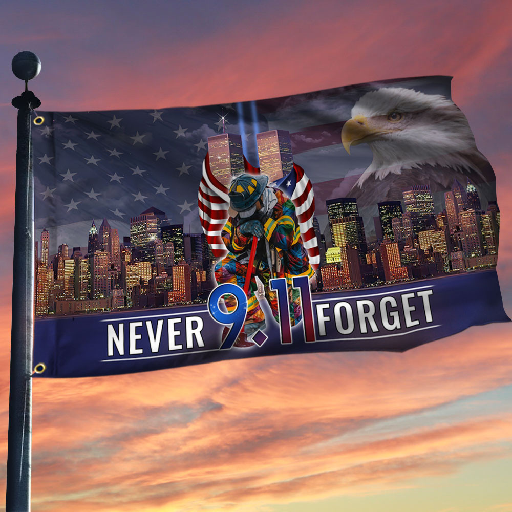 Patriot Day 911 Never Forget Flag September 11th American Flag Gift For Patriotic Dad