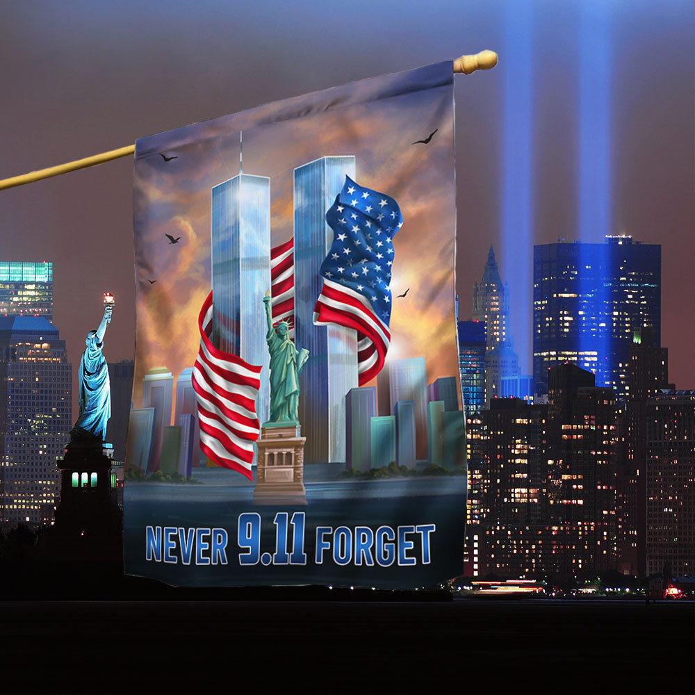 Patriot Day 911 Never Forget September 11 Attacks Flag Legacy Memorial Tribute Decor Gift Ideas