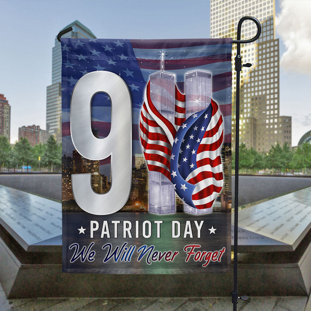 Patriot Day 911 September 11 Flag Never Forget 9 11 Flag USA Tribute Gift