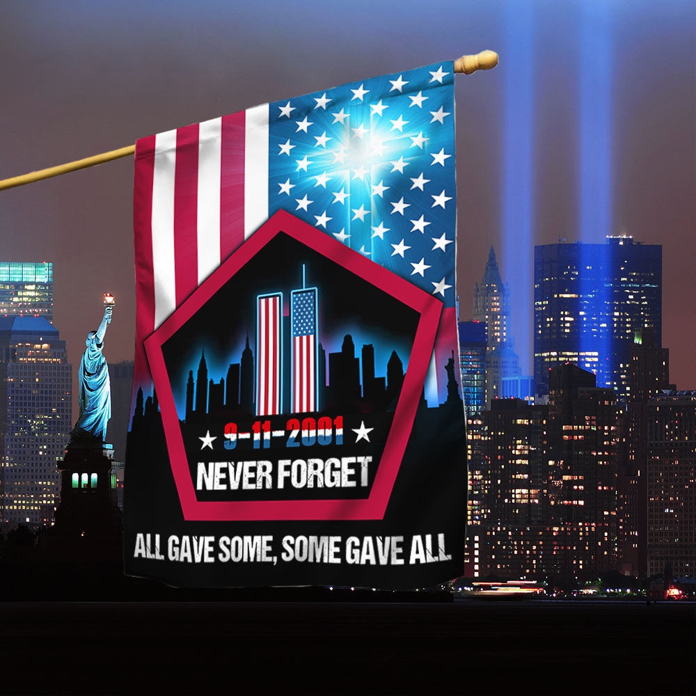 September 11th Never Forget Flag All Gave Some 911 Memorial Pentagon Flag American Veteran Gift