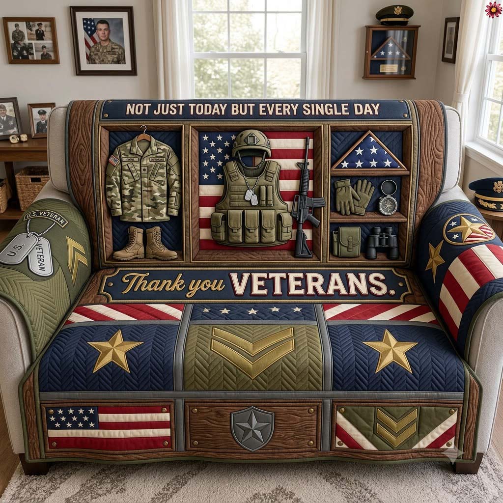 The Legacy Cabinet Quilted Sofa Cover Cozy Cabin Couch Cover Unique Housewarming Gift Ideas