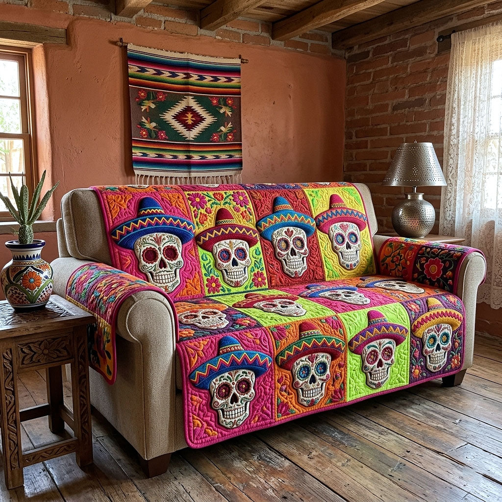 Viva Fiesta Quilted Sofa Cover Viva Fiesta Couch Cover Trendy Room Decor
