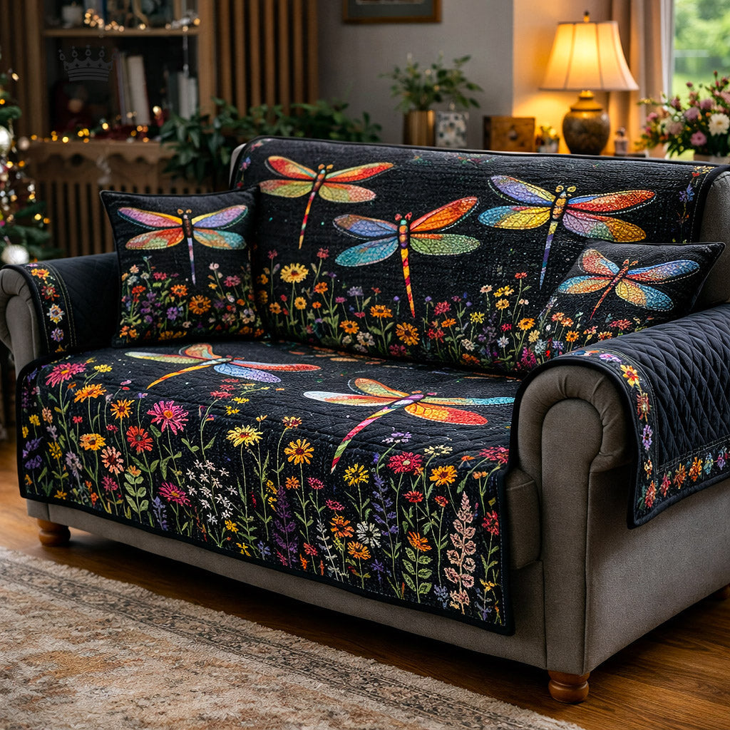 Whisper Wings Quilted Sofa Cover Rustic Whisper Couch Cover Top Gift