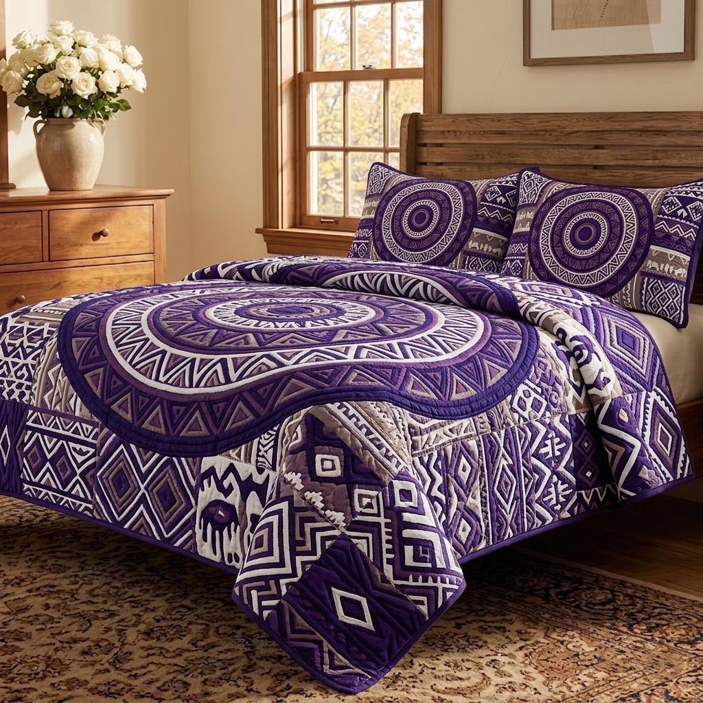 African Heritage Quilted Bedding Set African Heritage Coverlet Set Great Gift Ideas