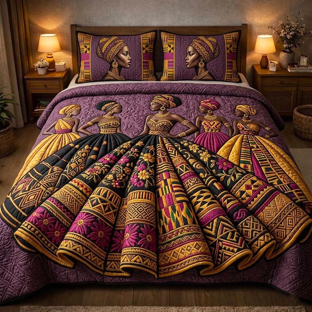 Golden Queen Quilted Bedding Set Rustic Lifestyle Coverlet Set Unique