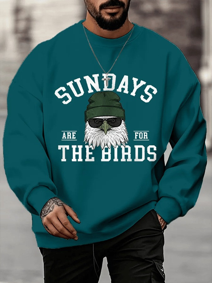 Philadelphia Eagles Sweatshirt Sundays Are For The Birds Philadelphia Eagles Presents - Image 2