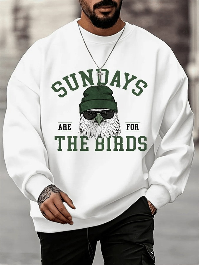 Philadelphia Eagles Sweatshirt Sundays Are For The Birds Philadelphia Eagles Presents - Image 3