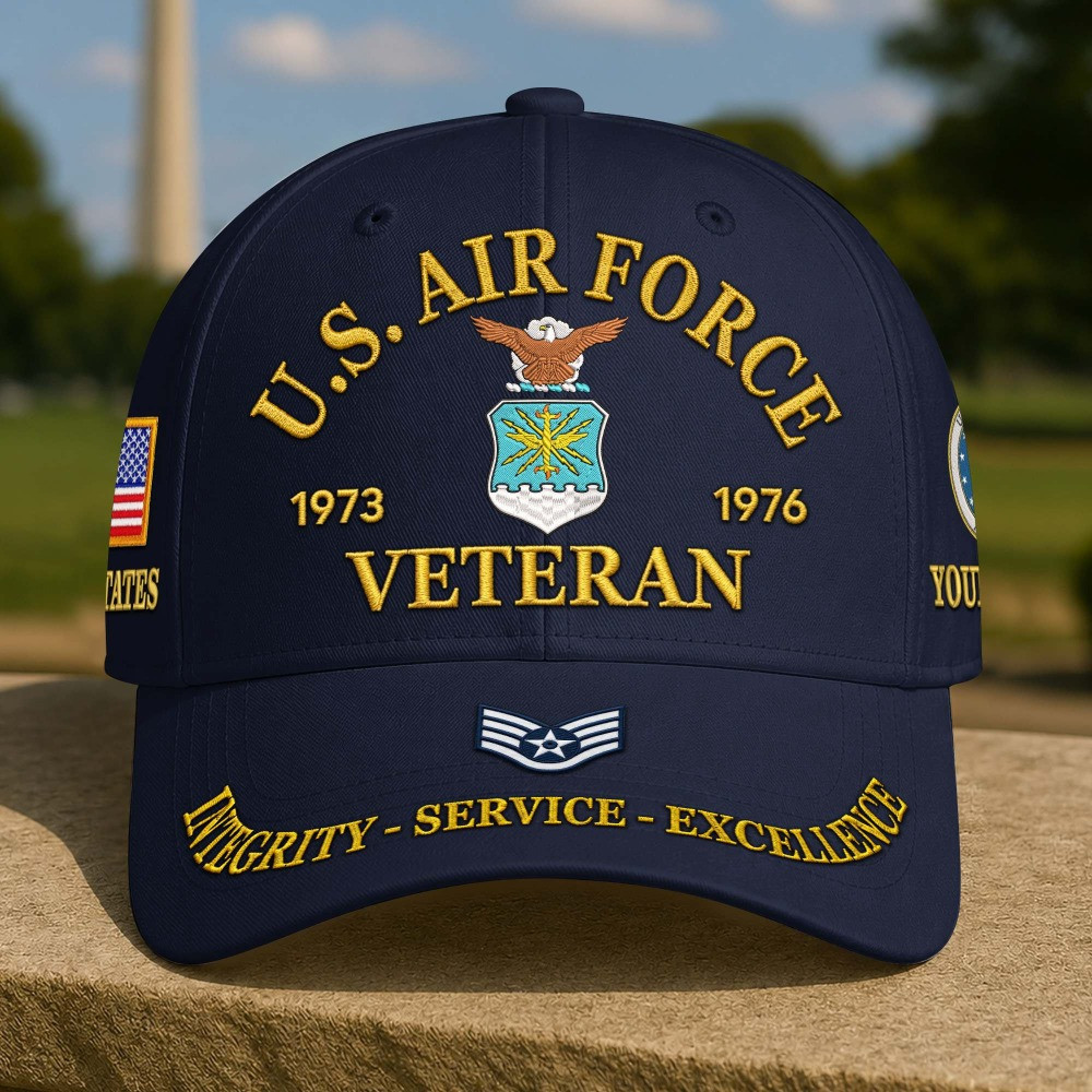 Personalized US Air Force Veteran Hat Veterans Day Merch Best Gifts For Brother