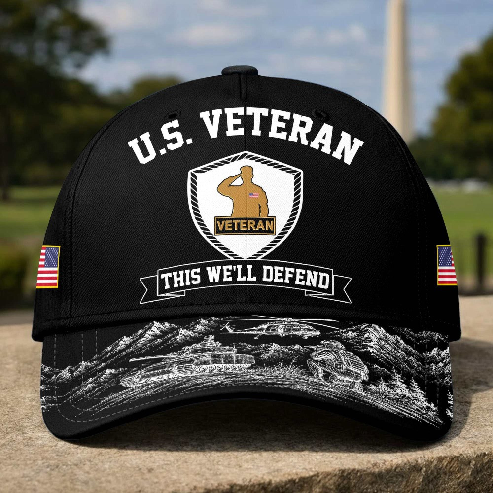 US Veteran Proudly Served This We'll Defend Hat Veterans Day Merch Gifts On Veterans Day